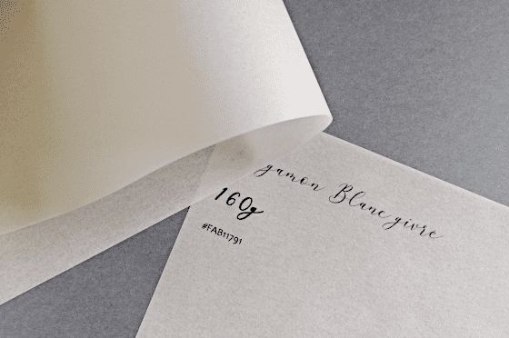 FABRIANO PERGAMON 160g/m&sup2; Blanc givr&eacute;