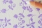 Papier Rossi1931&copy; petites Fleurs bleues 110 g/m2. Letterpress