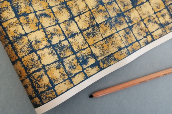 CHIYOGAMI 70g/m2 damier viel or