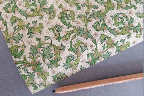 Papier florentin - Florentine style of climbing leaves
