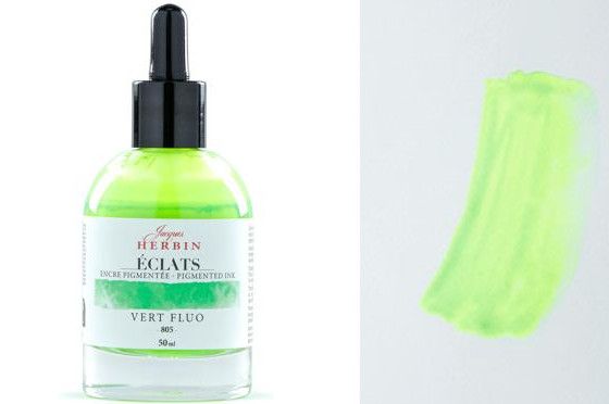 Encre pigment&eacute;e Eclats Jacques Herbin 50 ml