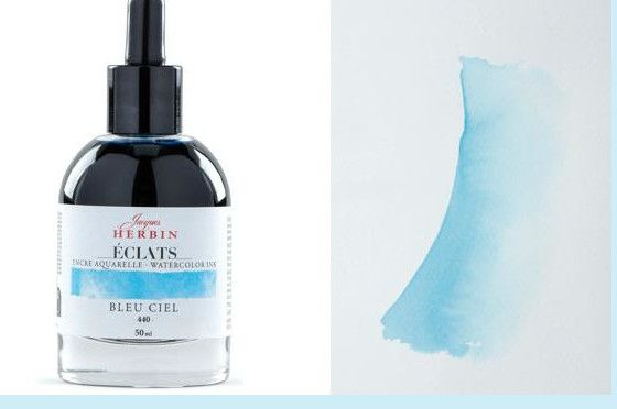 Encre aquarelle Eclats Jacques Herbin 50 ml