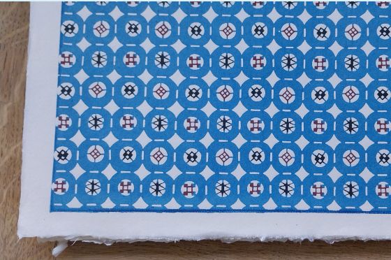 KATAZOME 65g/m&sup2; Blue Stickers