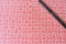 Papier florentin - carreaux zigzag rouge