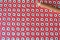 Papier florentin - triangle et cercle rouge