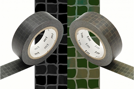 2 Masking Tape tomettes cir&eacute;es