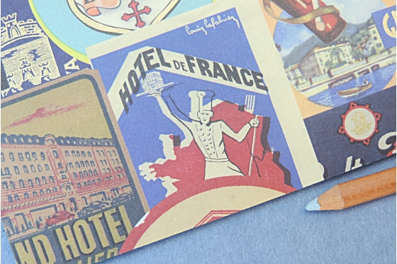 Papier florentin Rossi1931&copy; - Etiquettes h&ocirc;tels