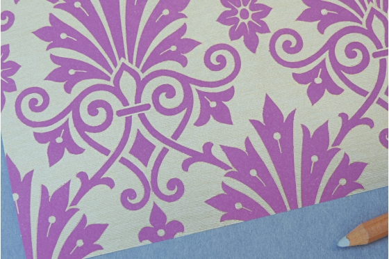 Papier d&eacute;coratif Rossi1931&copy; - Fleurs de Damas