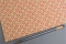Papier florentin - fleurs rouge orange
