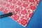 Papier florentin - fleurs bleues