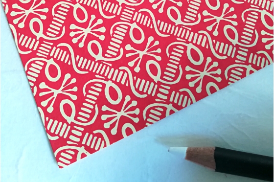 Papier florentin - Pieuvres rouges