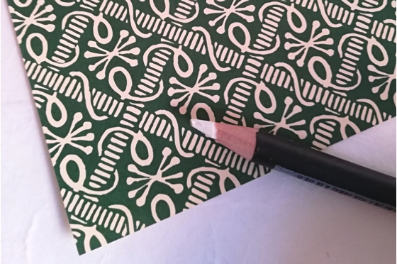 Papier florentin - Pieuvres vert sapin